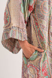 RAJ MARLEY THICK STITCH EMBROIDERED DUSTER - Raj Imports