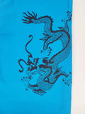 RAJ YOGA PANTS DRAGON PRINT - TURQUOISE