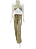 RAJ YOGA PANTS HIEROGLYPHS PRINT - 7 COLORS