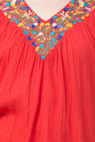 Raj Machine Embroidered Tunic - Rajimports - Women's Clothing