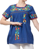 Raj Machine Embroidered Top - Rajimports - Women's Clothing