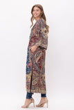 ELENA THICK STITCH EMBROIDERED DUSTER - Rajimports - Women's Clothing