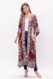 GIA THICK STITCH EMBROIDERED DUSTER - Rajimports - Women's Clothing