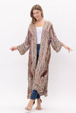 HAFZAH THICK STITCH EMBROIDERED DUSTER - Rajimports - Women's Clothing
