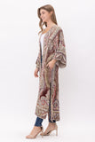HAFZAH THICK STITCH EMBROIDERED DUSTER - Rajimports - Women's Clothing