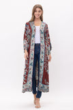 KARA THICK STITCH EMBROIDERED DUSTER - Rajimports - Women's Clothing