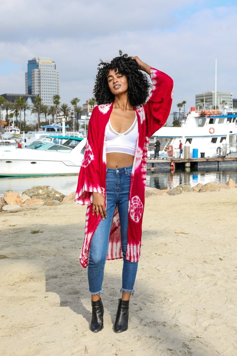 Tie Dye Kimono– Raj Imports
